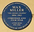 Max Miller plaque