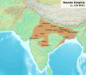 Nanda Empire, c.325 BCE