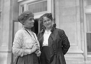 Nellie McClung and Emmeline Pankhurst