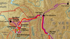 Nez Perce route