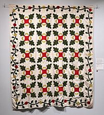 Oak Leaf and Reel Quilt Top