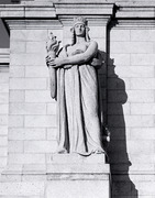 One of six allegorical statues by sculptor Louis St. Gaudens on the façade of Union Station, Washington, D.C LCCN2011634754