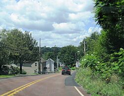 Pennsylvania Route 940 in East Side, July 2023