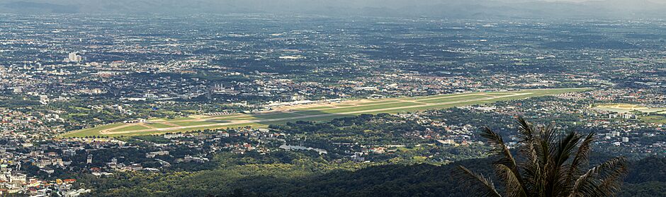 Panoramic view of Chiang Mai International Airport (I)
