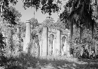 Prince William's Parish Church (Ruins), Sheldon vicinity (Beaufort County, South Carolina).jpg
