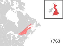 Province of Quebec 1763, 1774, 1784