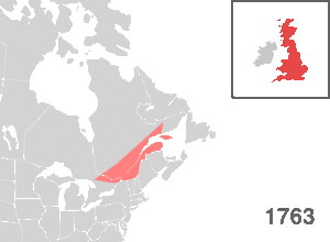 Province of Quebec 1763, 1774, 1784