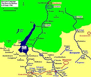 Race for Mantua 15 Sept 1796