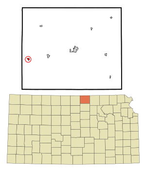 Location within Republic County and Kansas