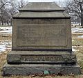 Roswell B. Mason's grave at Rosehill Cemetery, Chicago
