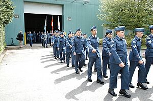 Royal Canadian Air Cadets marching