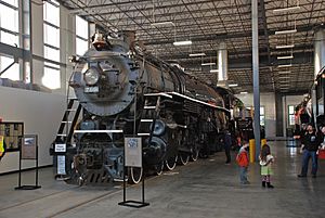 SP&S 700 inside the Oregon Rail Heritage Center, 2013
