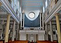 St Peter's Italian Church, organ and west end