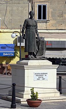 Sudika Zabbar Agatha Barbara statue