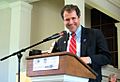 U.S. Senator Sherrod Brown speaks on The Need For Health Care Reform at Cleveland Heights, Ohio