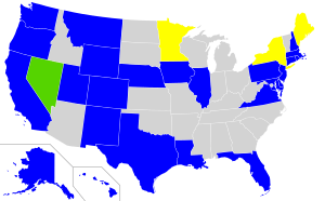 U.S. States with State Equal Rights Amendments