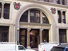 United Charities Building entrance