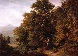 View of Powerscourt Demesne by William Ashford