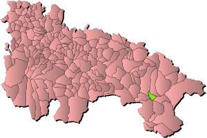 Location of Villarroya within La Rioja