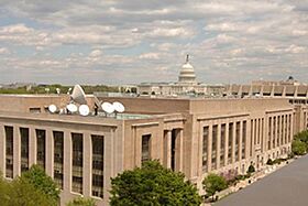 Voice of America headquarters and United States Capitol