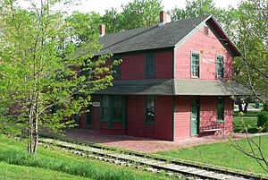 Wahoo Burlington Depot from S 2