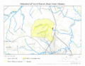 Watershed of Tubmill Branch (Swan Creek tributary)