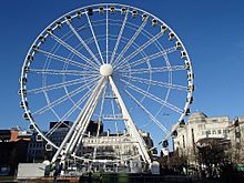 Wheel of Manchester, Piccadilly Gardens (geograph 3813111).jpg