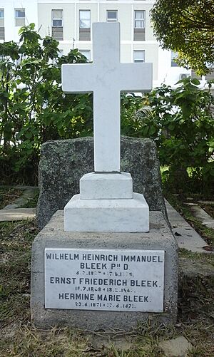 Wilhelm Heinrich Immanuel Bleek (1827–1875) - grave in Wynberg Cemetery