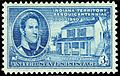 William Henry Harrison. Indiana statehood stamp, 1950 issue