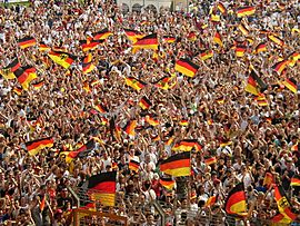 World Cup 2006 German fans at Bochum