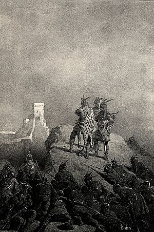 Zichy, Mihály. Illustrations to 'The Knight in the Panther's Skin'. 1888 28