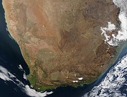2002 Satellite Image of Southern Africa