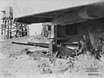 4.7 inch gun and crew Fort Lytton 1943 AWM 060050