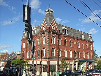 A fascinating building at the main crossroads in Belfast Maine.jpg