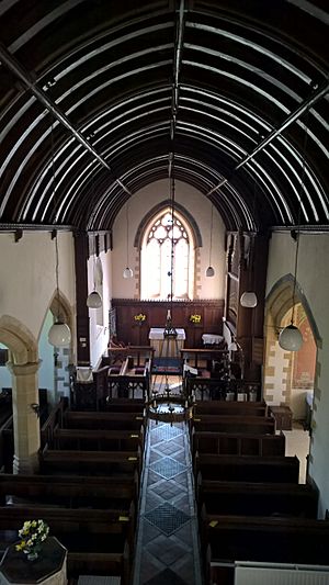 All Saints Church, Huntsham - Interior