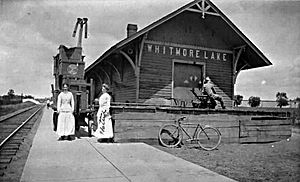 Ann Arbor Railroad Depot at Whitmore Lake, Michigan