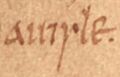 Auisle (Oxford Bodleian Library MS Rawlinson B 489, folio 25r)
