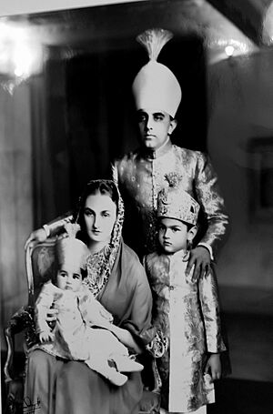 Azam Jah and his family