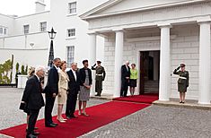 Barack Obama at Áras an Uachtaráin