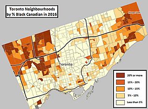Black Neighbourhoods in Toronto