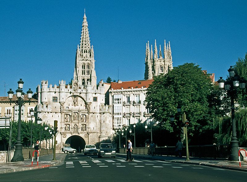 Burgos-326-Arco de Santa Maria-Kathedrale-2001-gje