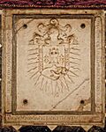 Campuzano Polanco Coat of Arms on Burial Slab