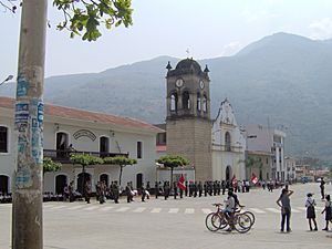 Center of the town of Quillabamba