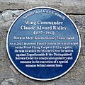 Claude Alward Ridley blue plaque