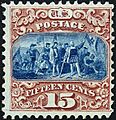 Columbus Landing 1869 Issue-15c