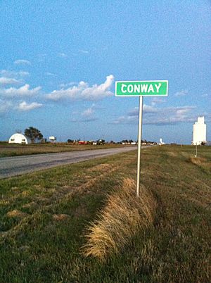 Entering Conway eastbound on Old US 66
