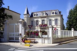 The town hall in Cuxac-d'Aude