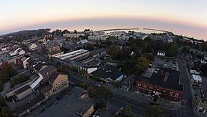 Downtown Cobourg Aerial View