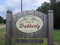 Dubberly, LA, welcome sign IMG 0367