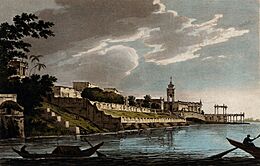 Dutch settlement at Chunchura on the Hugli river, West Benga Wellcome V0050427 (cropped)